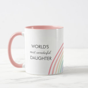 Caneca Rainbow Pastel Daughter Mug