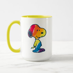 Caneca Rainbow Snoopy