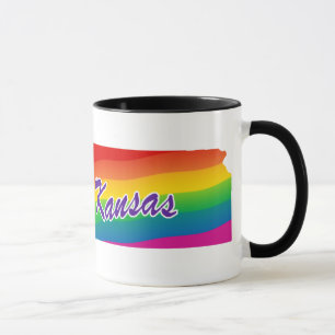 Caneca Rainbow State Of Kansas