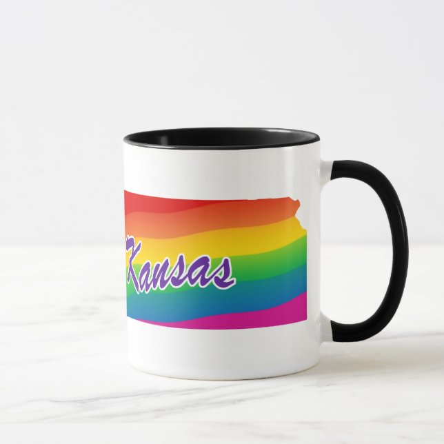 Caneca Rainbow State Of Kansas (Direita)