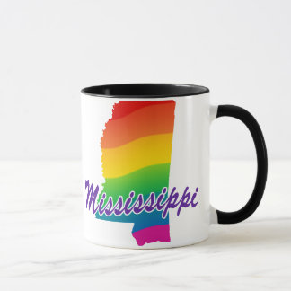 Caneca Rainbow State Of Mississippi