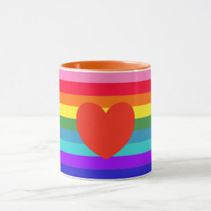 Caneca Rainbow Stripes Mug