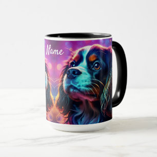 Caneca Rainbow Tri Cavalier King Charles Spaniel Dog