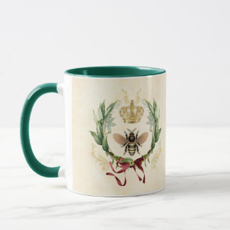 Caneca Rainha Botânica Moderna Vintage