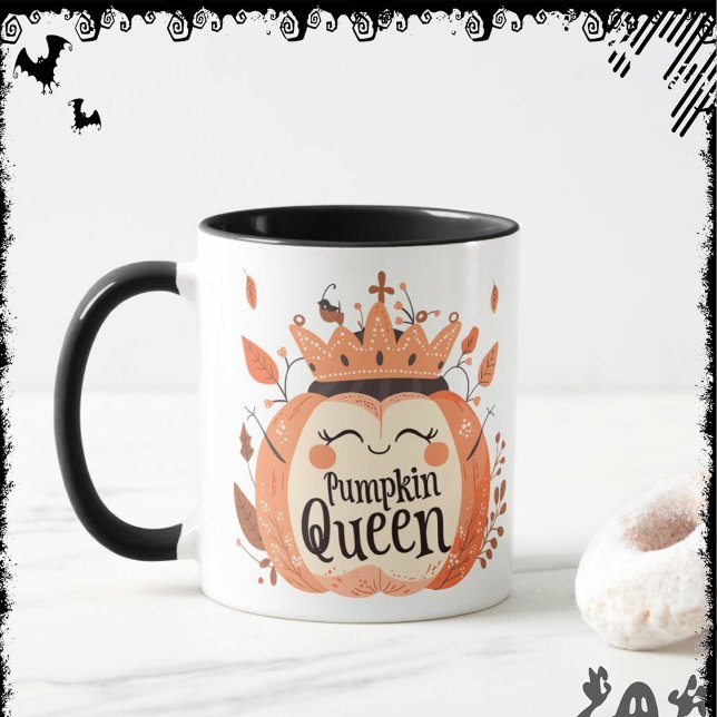 Caneca Rainha da Abóbora | ExDesigner | Halloween (Criador carregado)