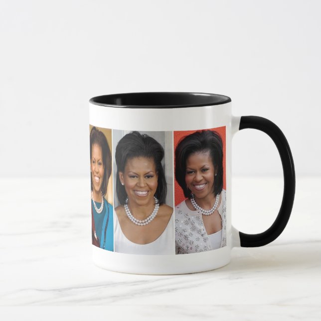 CANECA RAINHA DA FORMA DE MICHELLE OBAMA EM INGLATERRA (Direita)