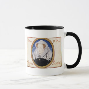 Caneca Rainha de Mary de escocês (1542-87) (gouache no