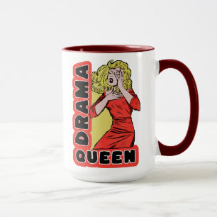 Caneca Rainha do Drama porque tudo me excita demais