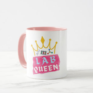 Caneca Rainha do laboratório - Garota do laboratório