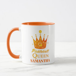 Caneca Rainha do Pickleball Estilo Vintage dos Anos 1970