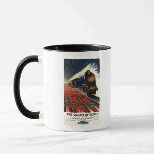 Caneca Rainha do trem escocês do Pullman