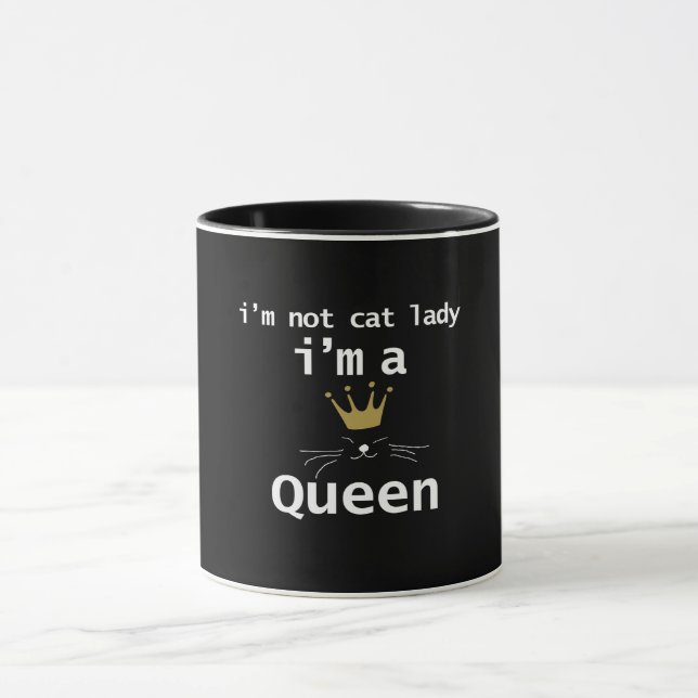 Caneca Rainha dos Gatos Bigodes (Centro)