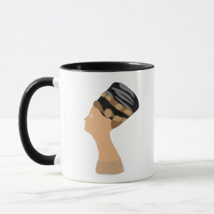 Caneca Rainha egípcia Nefertiti