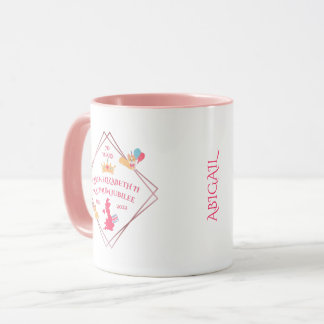 Caneca Rainha Elizabeth II | Jubileu Platinum da Rainha 2