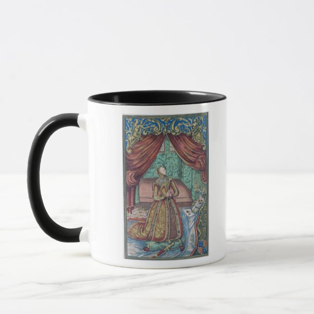 Caneca Rainha Elizabeth mim na oração, frontispiece (Esquerda)