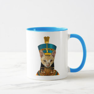 Caneca Rainha Gato Egípcia
