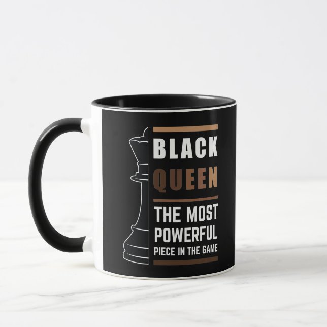 Caneca Rainha Negra A Peça Mais Poderosa Do Jogo 1 (Esquerda)