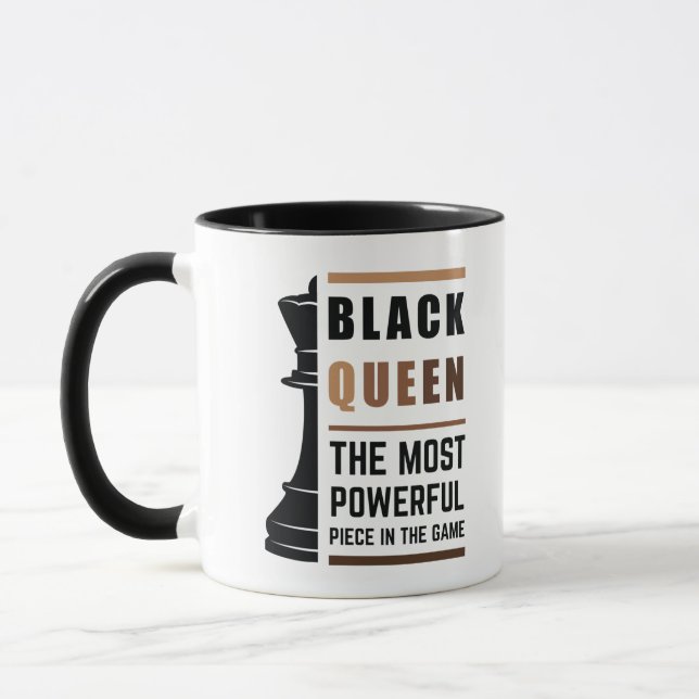 Caneca Rainha Negra A Peça Mais Poderosa Do Jogo 2 (Esquerda)
