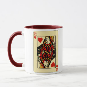 Caneca Rainha Retrora de Corações