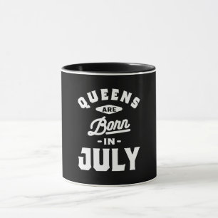 Caneca Rainhas São Nasceres No Aniversário De Julho Gar