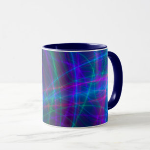 Caneca Raios multicoloridos brilhantes
