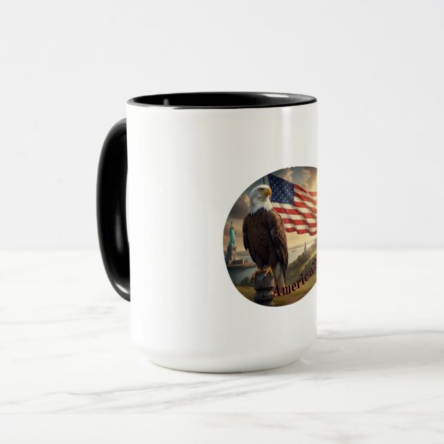 Caneca Raise a Mug to 250 Years of Liberty. (Frente Esquerda)