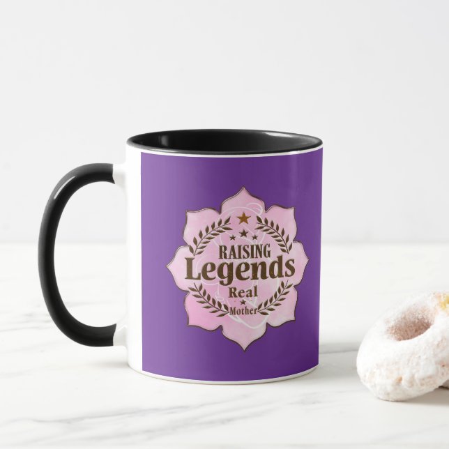 Caneca Raising Legends – Real Mother Power (Com Donut)