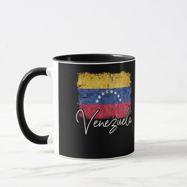 Caneca Raízes do Orgulho da Venezuela na Bandeira da Vene (Esquerda)
