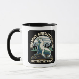 Caneca Raízes Irlandesas Horizontes Ilimitados Leão-Marin