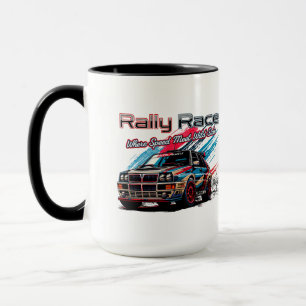 CANECA RALLY RACE - QUANDO A VELOCIDADE ENCONTRA O LADO S