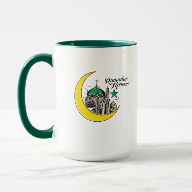 Caneca Ramadan Kareem Mug Islâmico (Esquerda)