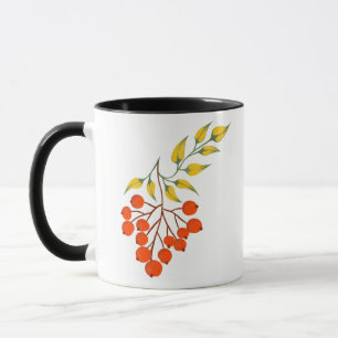 Caneca Ramificação viburno estilo ucraniano. Ucrânia