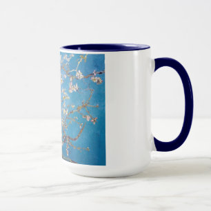 Caneca Ramos com flor Van Gogh da amêndoa