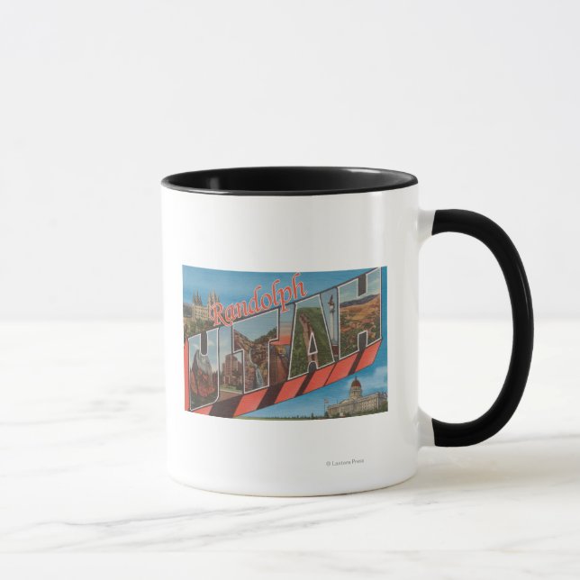 Caneca Randolph, Utah - Cenas com Letras Grandes (Direita)