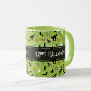 Caneca Random Iconic Pattern Green Mug