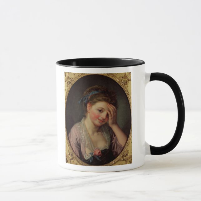 Caneca Rapariga com um rosa (Direita)