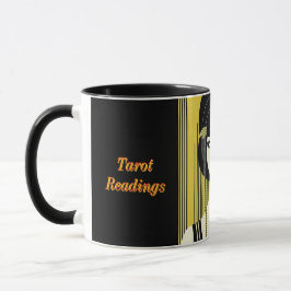 Caneca Rapariga de Deco de Arte de Tarot Personalizada