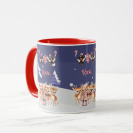 Caneca Rapariga de Natal Reindeer Candy Candy Fairies