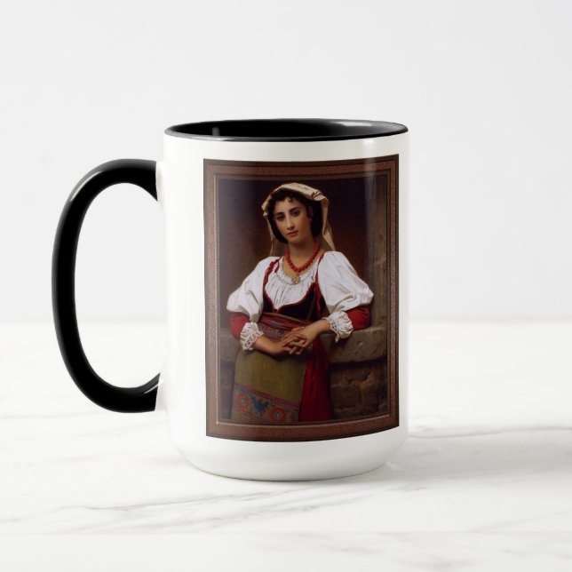 Caneca Rapariga napolitana de Hugues Merle (Esquerda)