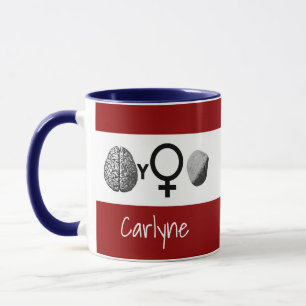 Caneca Raparigas Brainy Agitam Com Seu Nome Mug