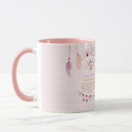 Caneca Raparigas FOTO Baptism Christening Proverb 31:25