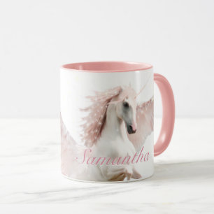 Caneca Raparigas Loucas De Cavalo Pegasus Rosa