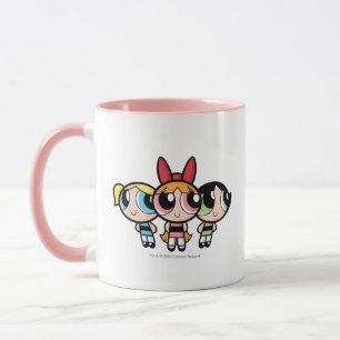Caneca Raparigas Powerpuff: Açúcar, Especiarias e Tudo Mu