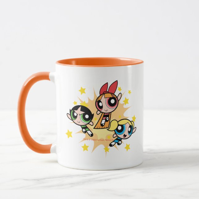 Caneca Raparigas Powerpuff Salvem O Dia (Esquerda)