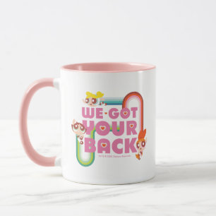 Caneca Raparigas Powerpuff: Temos As Suas Costas