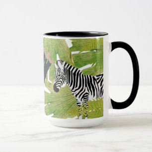 Caneca Rapaz Safari dos Animais Selvagens   Rapariga