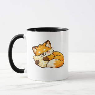 Caneca Raposa Adormecida Fofo e Aconchegante