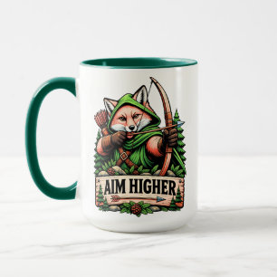 Caneca Raposa Florestal Almeje Mais Alto