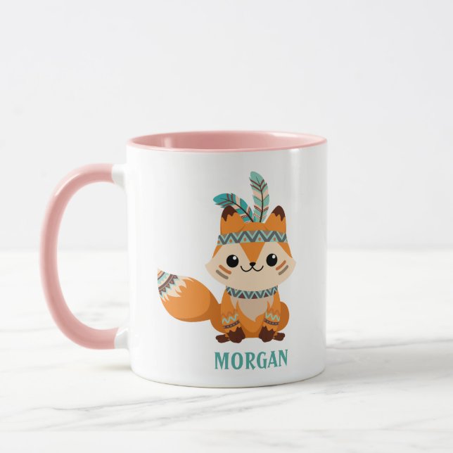 Caneca Raposa Gira, Nome Personalizado, Vs 2 (Esquerda)