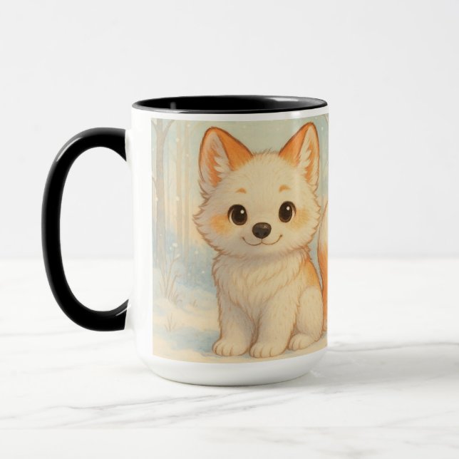 Caneca Raposa Sussurro de Inverno (Esquerda)